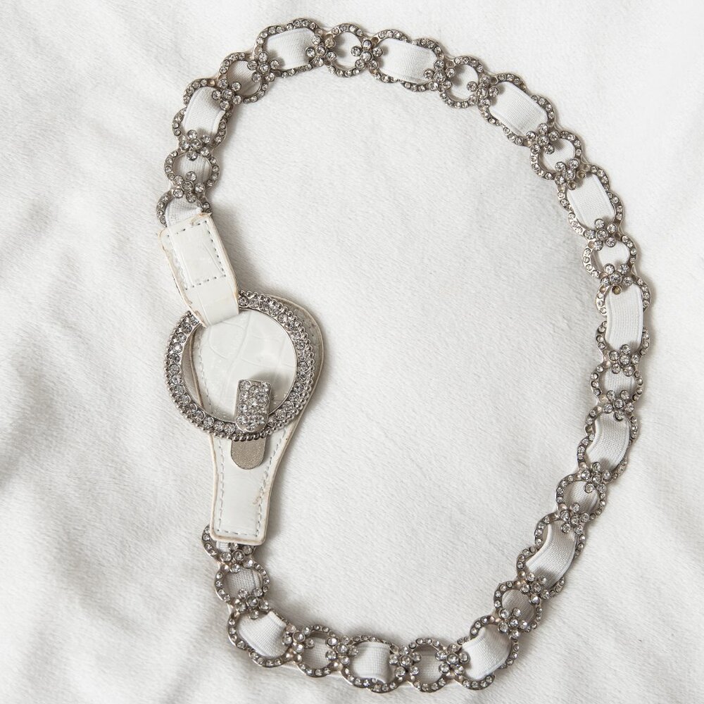 Rhinestone Stretch Belt Bling
